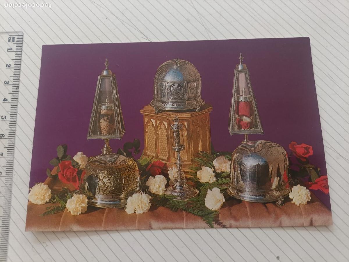 Postales: Postal de las reliquias de Santa Engracia, Zaragoza
