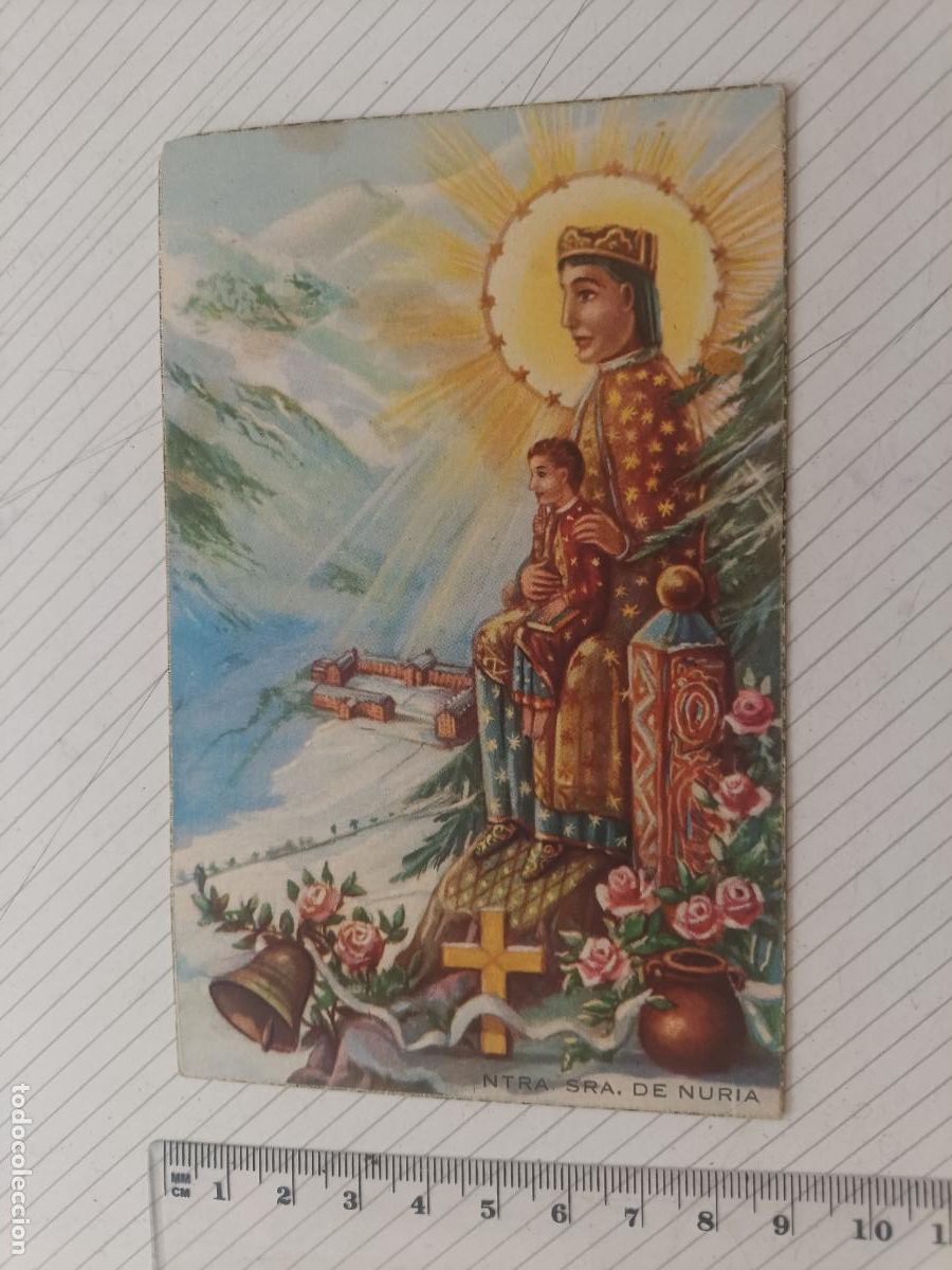 Postales: Postal de la virgen de Nuria