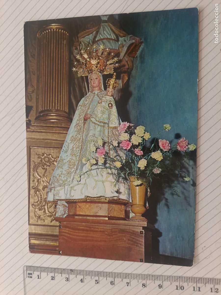 Postales: Tarjeta de la virgen de Luna, Zaragoza