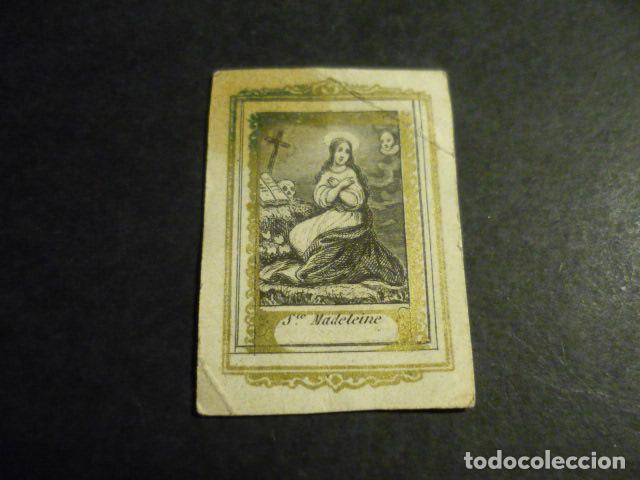 Postkarten: SANTA MARIA MAGDALENA ANTIGUA ESTAMPA 3 X 4,5 CM SIGLO XIX