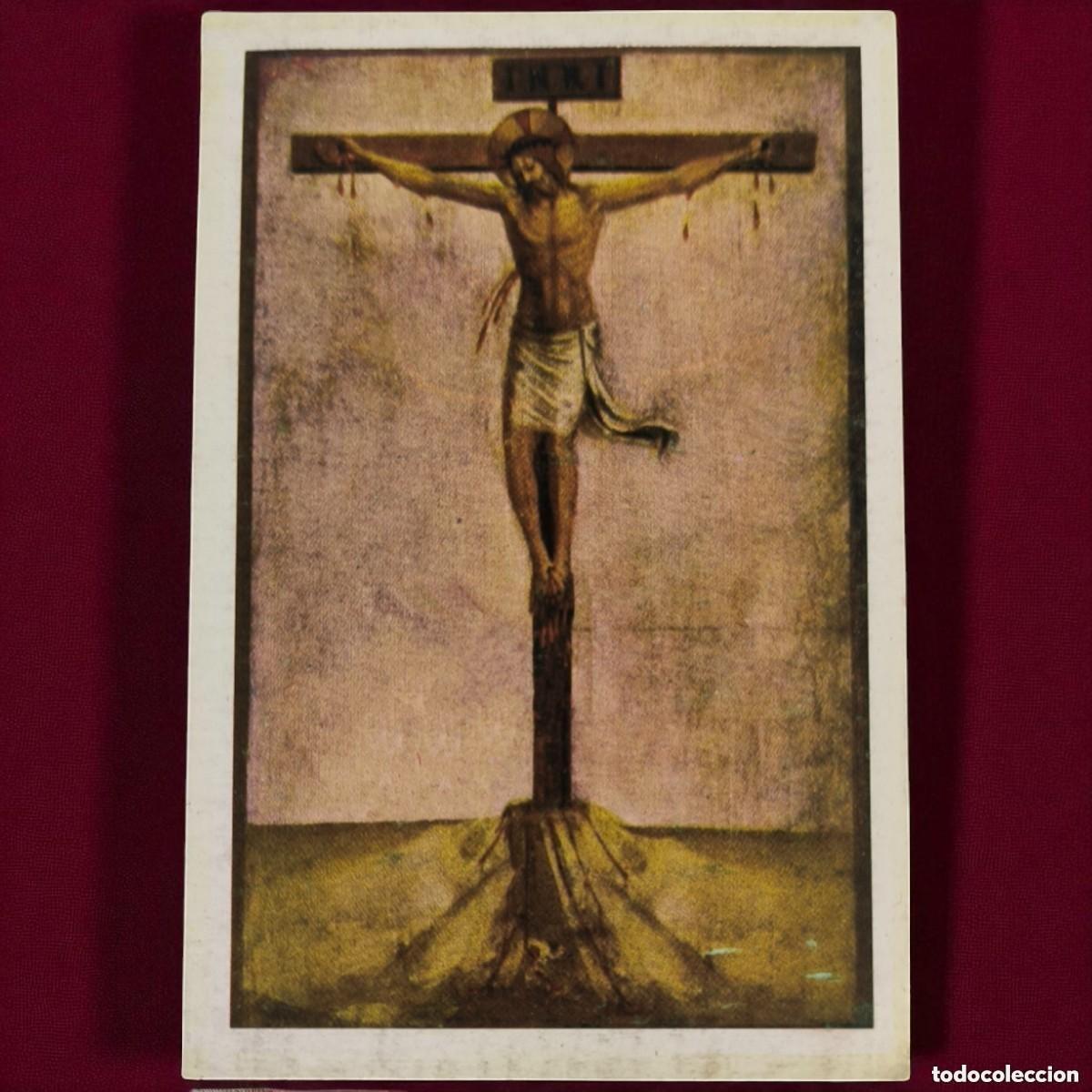Postkarten: ✝️ ESTAMPA RELIGIOSA &middot; CRISTO CRUCIFICADO &middot; ORACI&Oacute;N POR LOS SACERDOTES