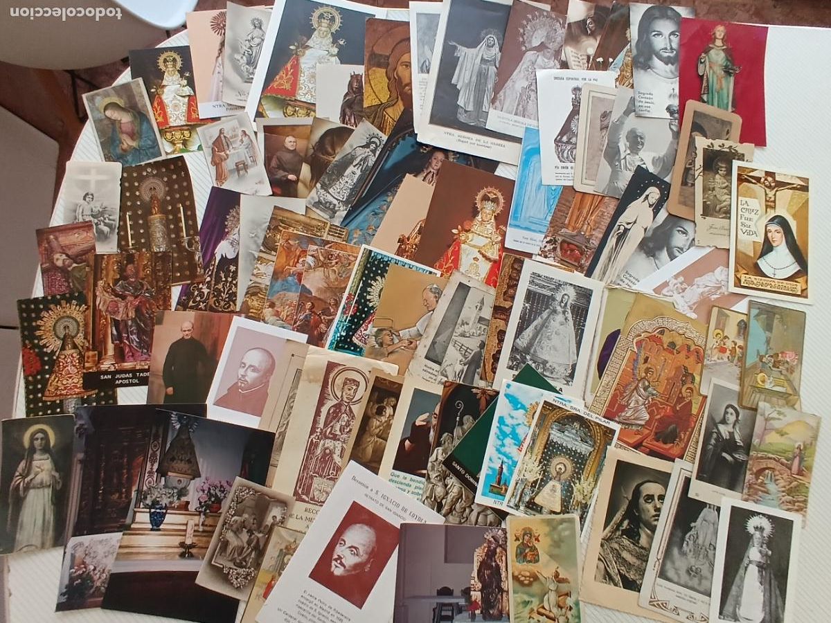 Postales: 75 estampas religiosas diferentes