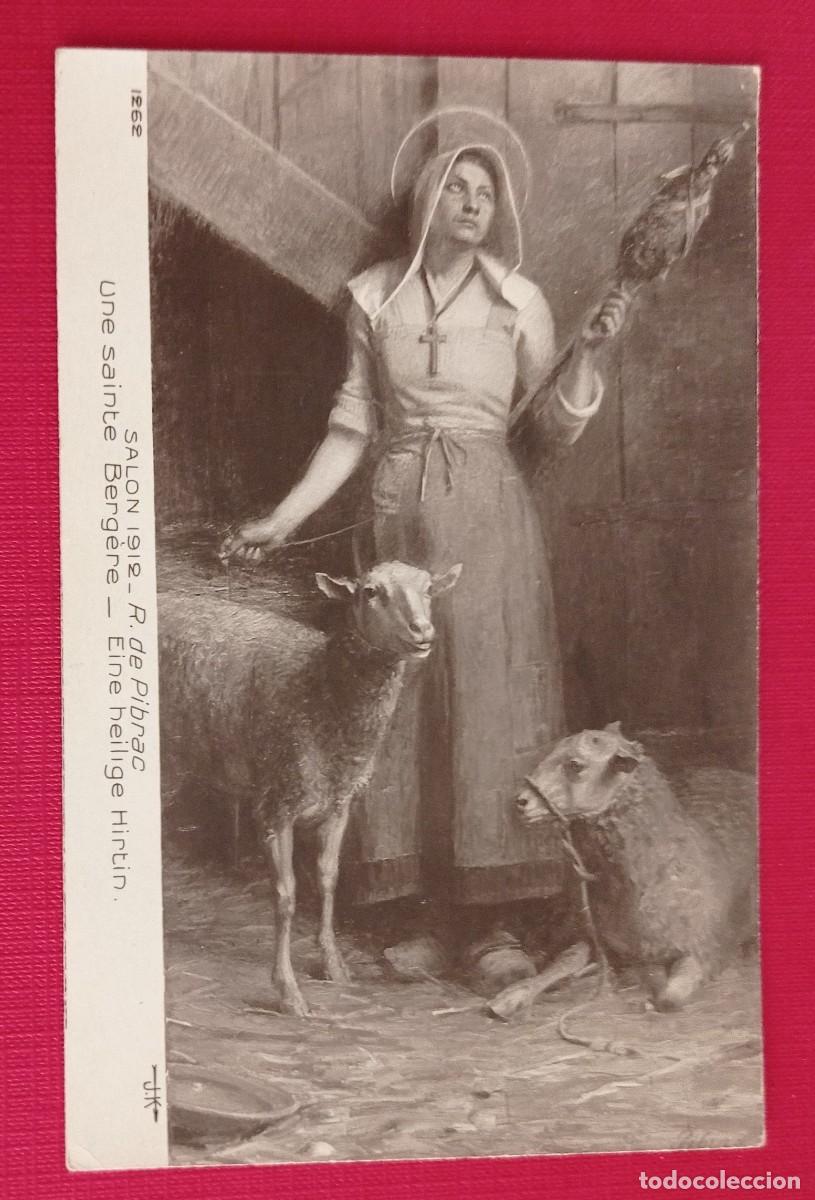 Postkarten: ANTIGUA POSTAL RELIGIOSA - SANTA GERMANA DE PIBRAC - GERMANA COUSIN - 1912 FRANCIA