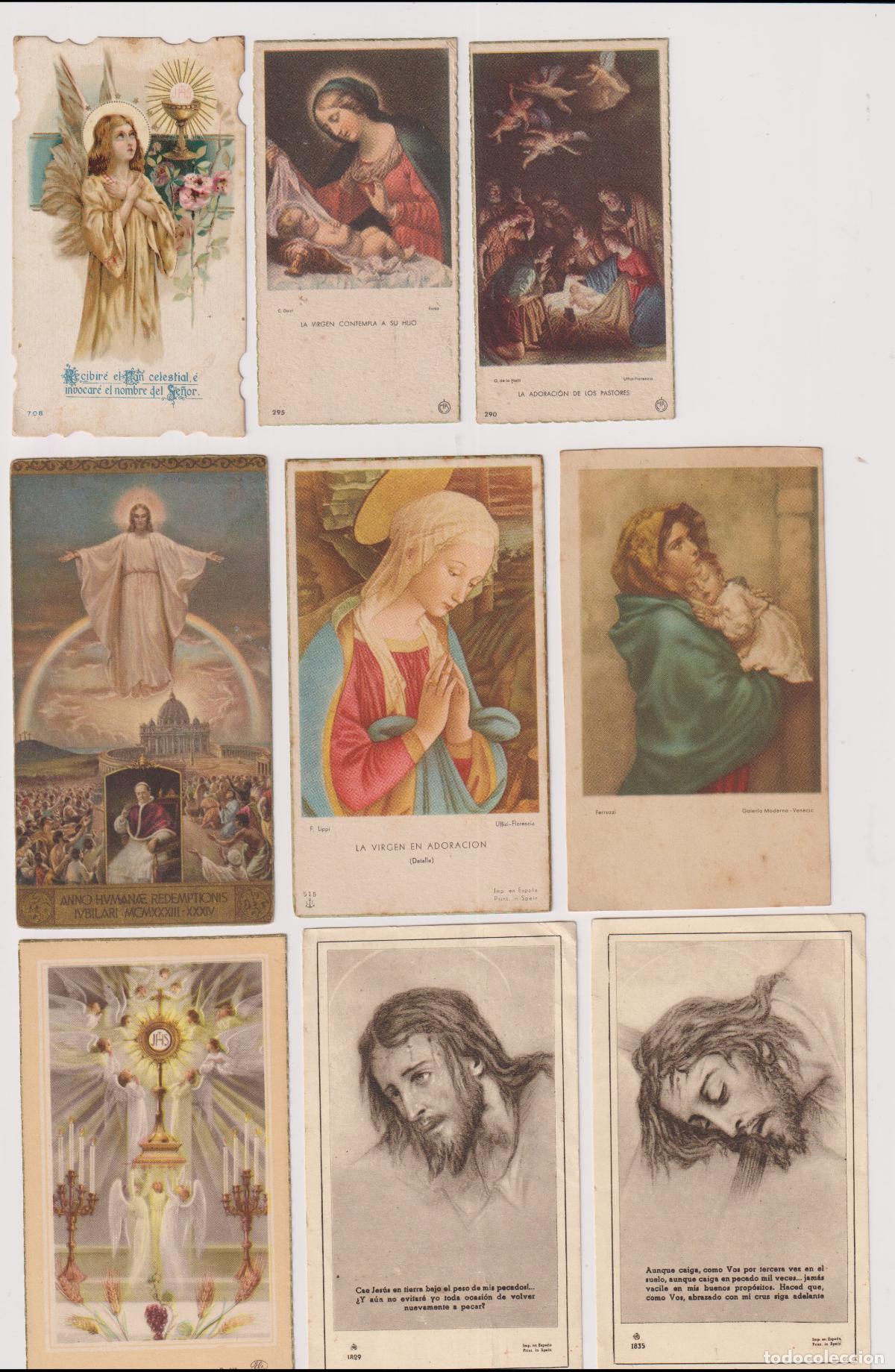 Postkarten: LOTE DE 80 ESTAMPAS RELIGIOSAS - DORSO EN BLANCO