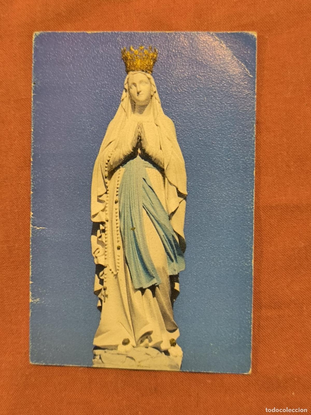 Postcards: Estampa Calendario 2012 Virgen de Lourdes &ndash; Hospitalidad La Coru&ntilde;a Devocional