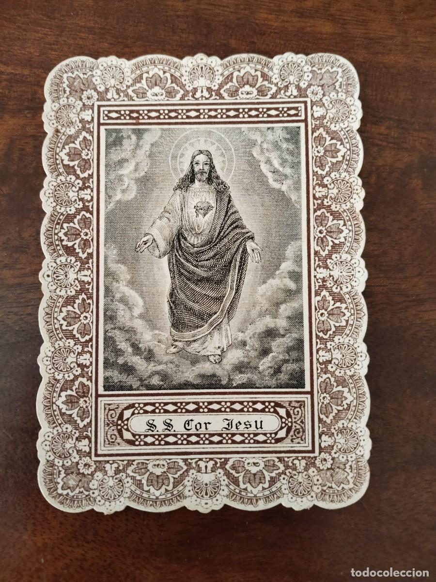 Postales: Antiguo recordatorio del Coraz&oacute;n de Jes&uacute;s.