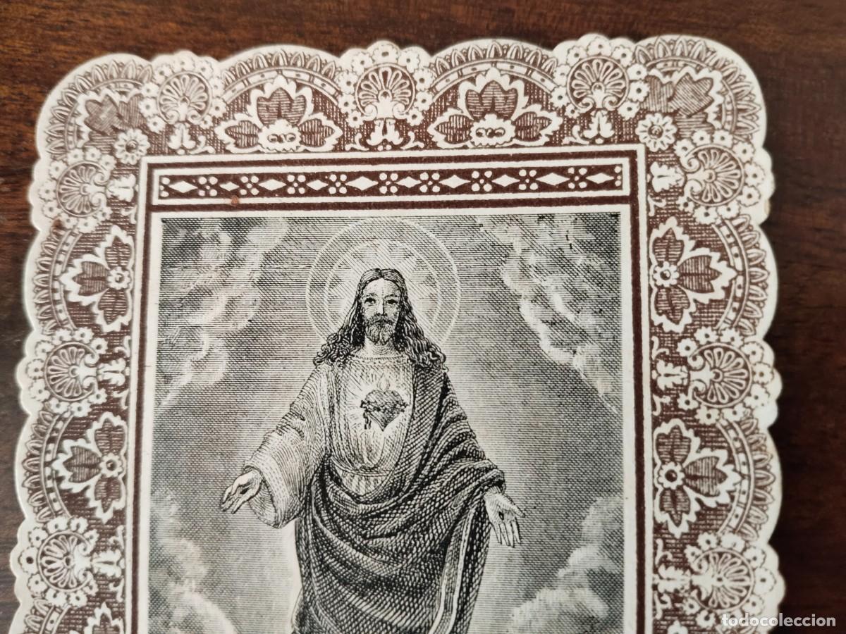 Postales: Antiguo recordatorio del Coraz&oacute;n de Jes&uacute;s. - Foto 2