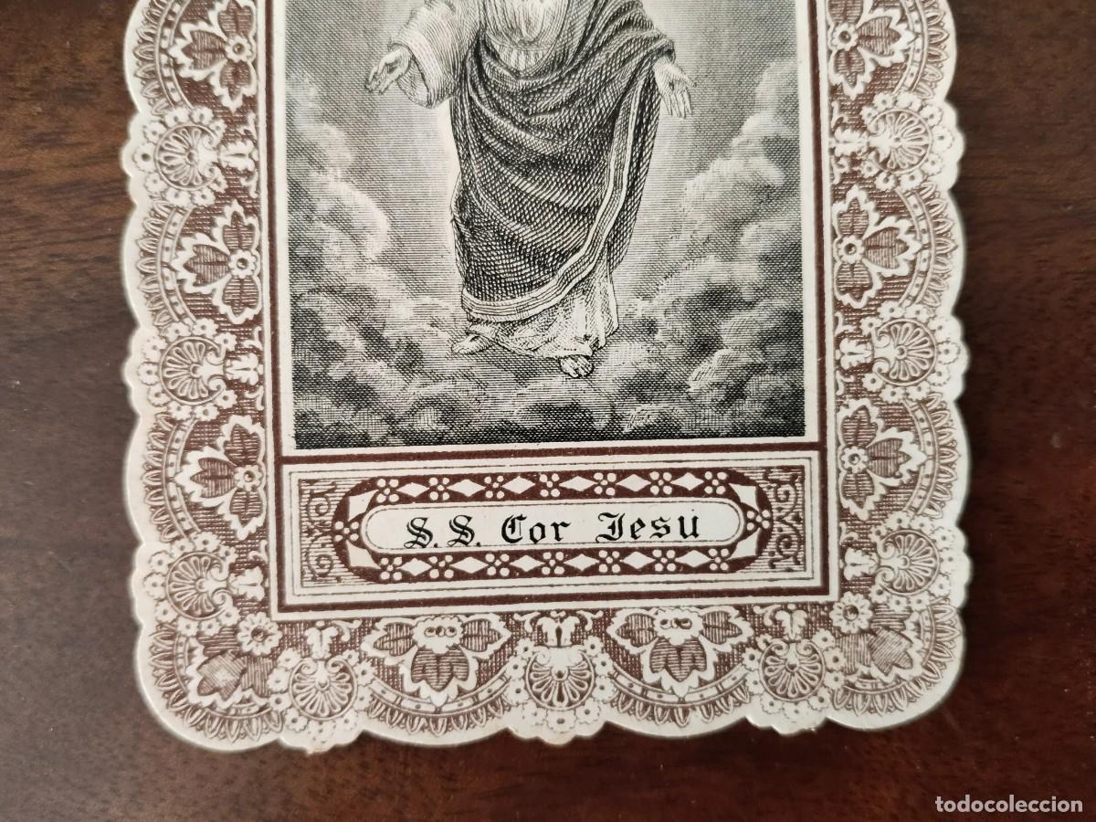 Postales: Antiguo recordatorio del Coraz&oacute;n de Jes&uacute;s. - Foto 3