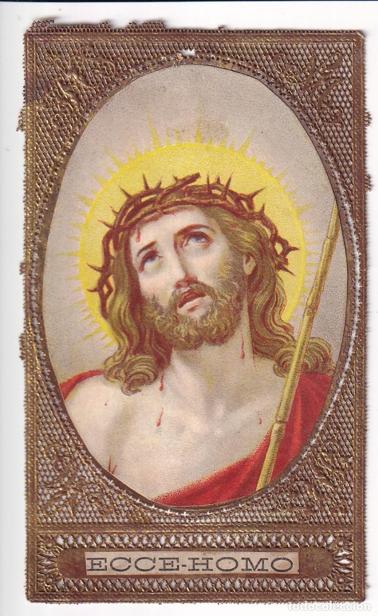 Postales: ESTAMPILLA RELIGIOSA DE PUNTILLA DE JESUCRISTO - ECCE-HOMO
