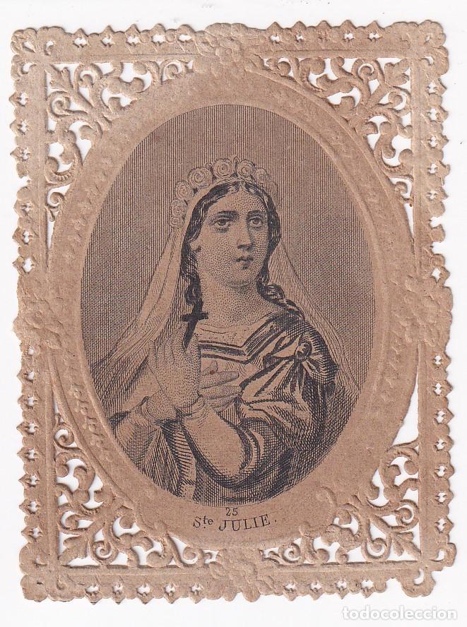 Postales: ESTAMPILLA RELIGIOSA DE PUNTILLA DE SANTA JULIA