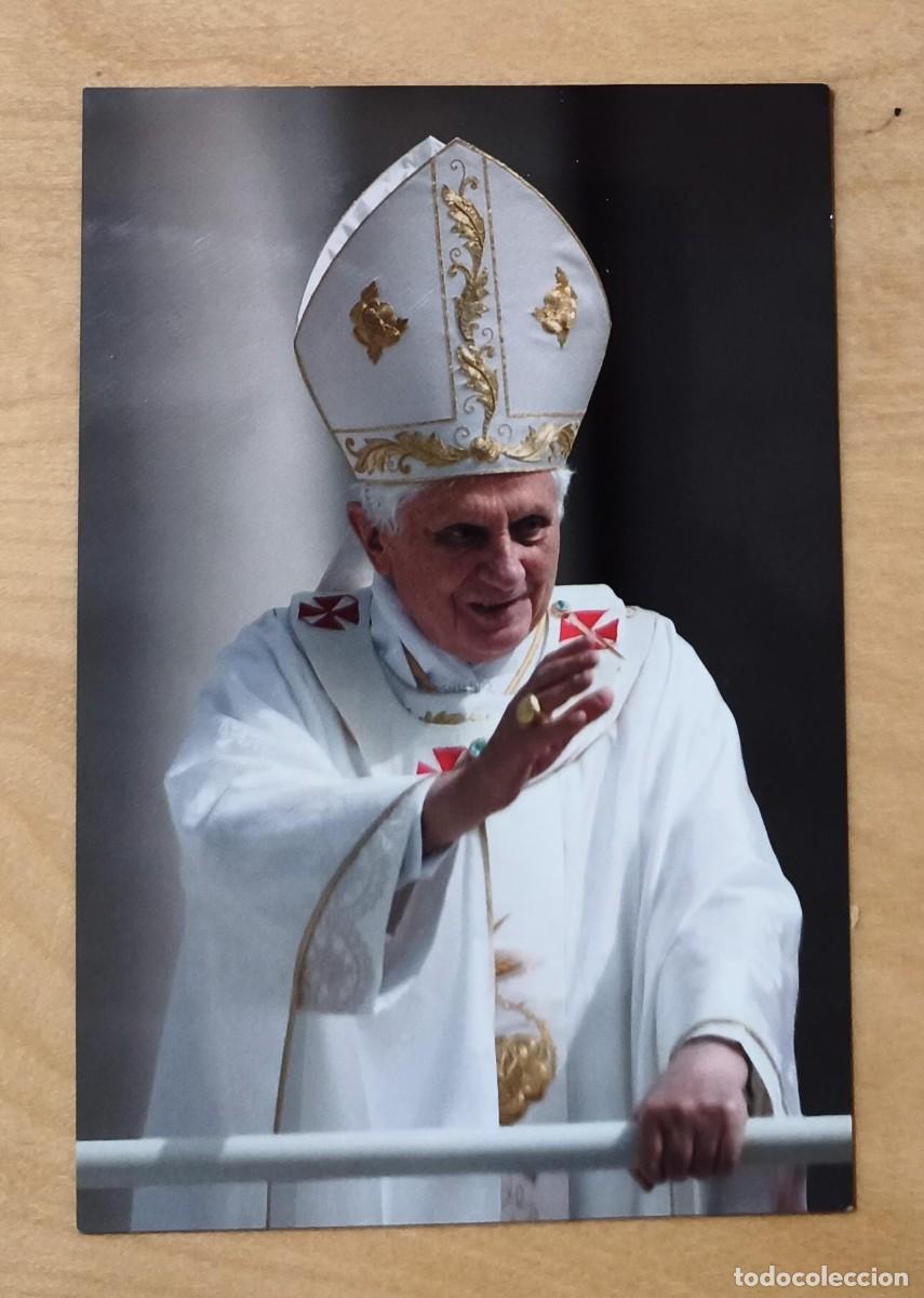Postales: ES 259 - Estampa religiosa Papa Benedicto XVI - A&ntilde;o 2010