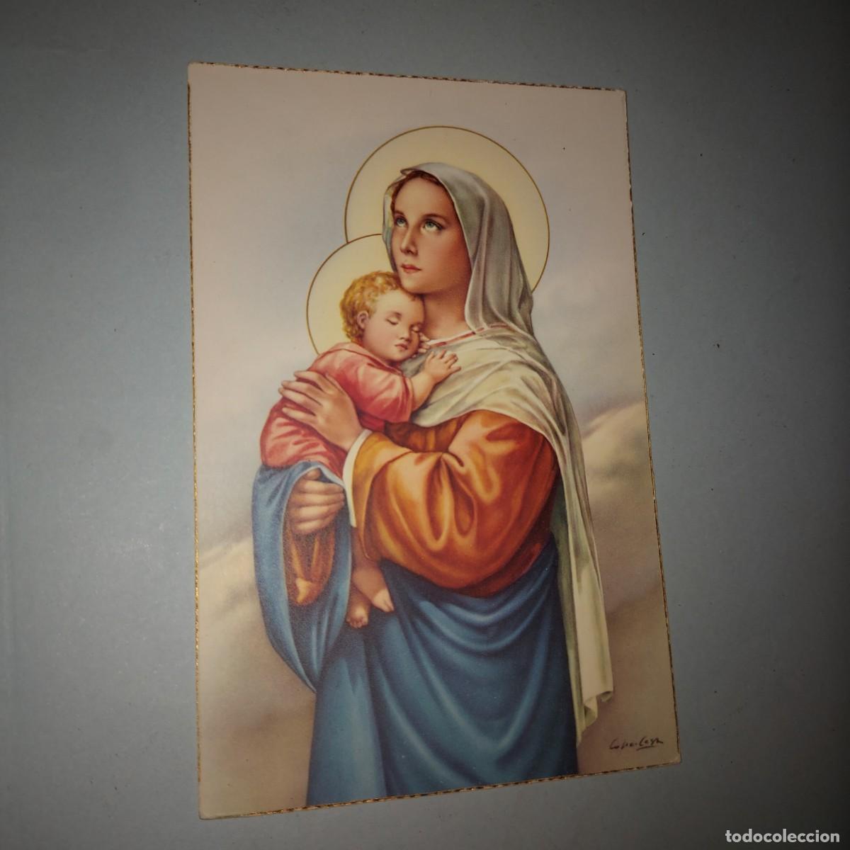 Postales: LA VIRGEN CON EL NI&Ntilde;O, TARJETA POSTAL