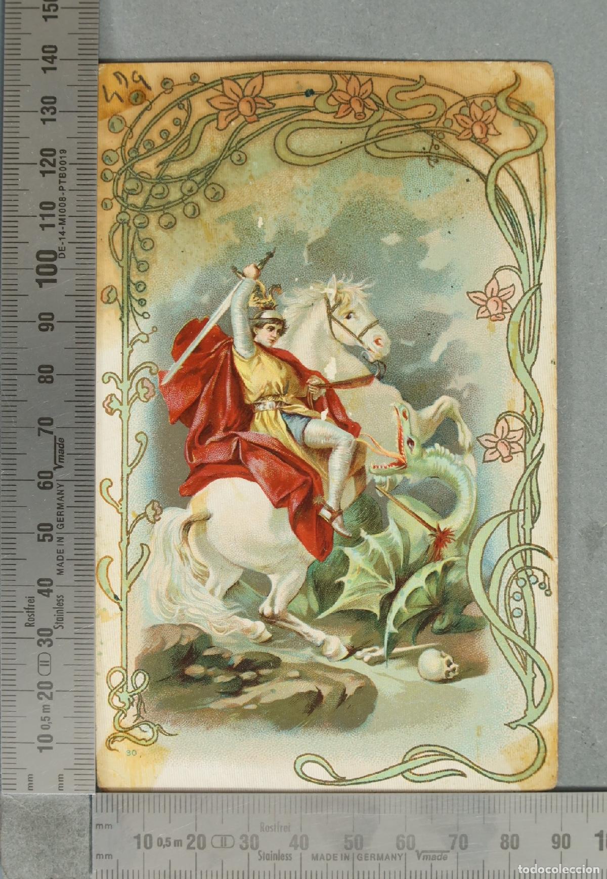 Postales: FOTOGRAFIA. San Jorge y el dragon
