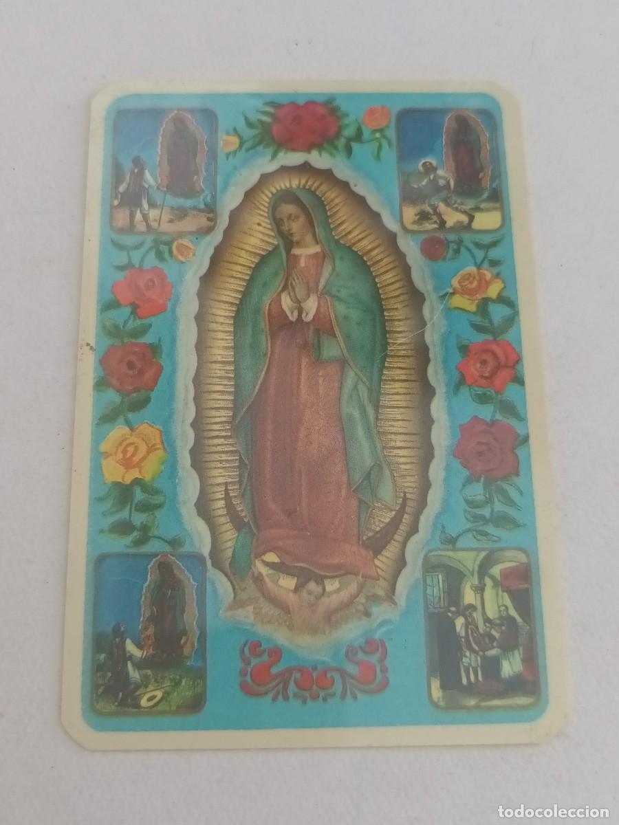 Postales: ESTAMPA VIRGEN DE GUADALUPE - LA MAGNIFICA. ORACI&Oacute;N (REVERSO)