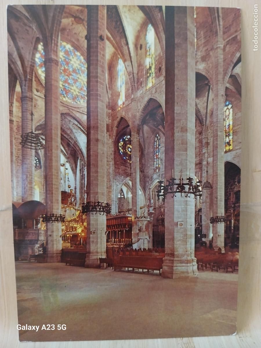 Postales: PALMA MALLORCA NAVE CATEDRAL ED CYP SERIE II 3450 SC ORIGINAL