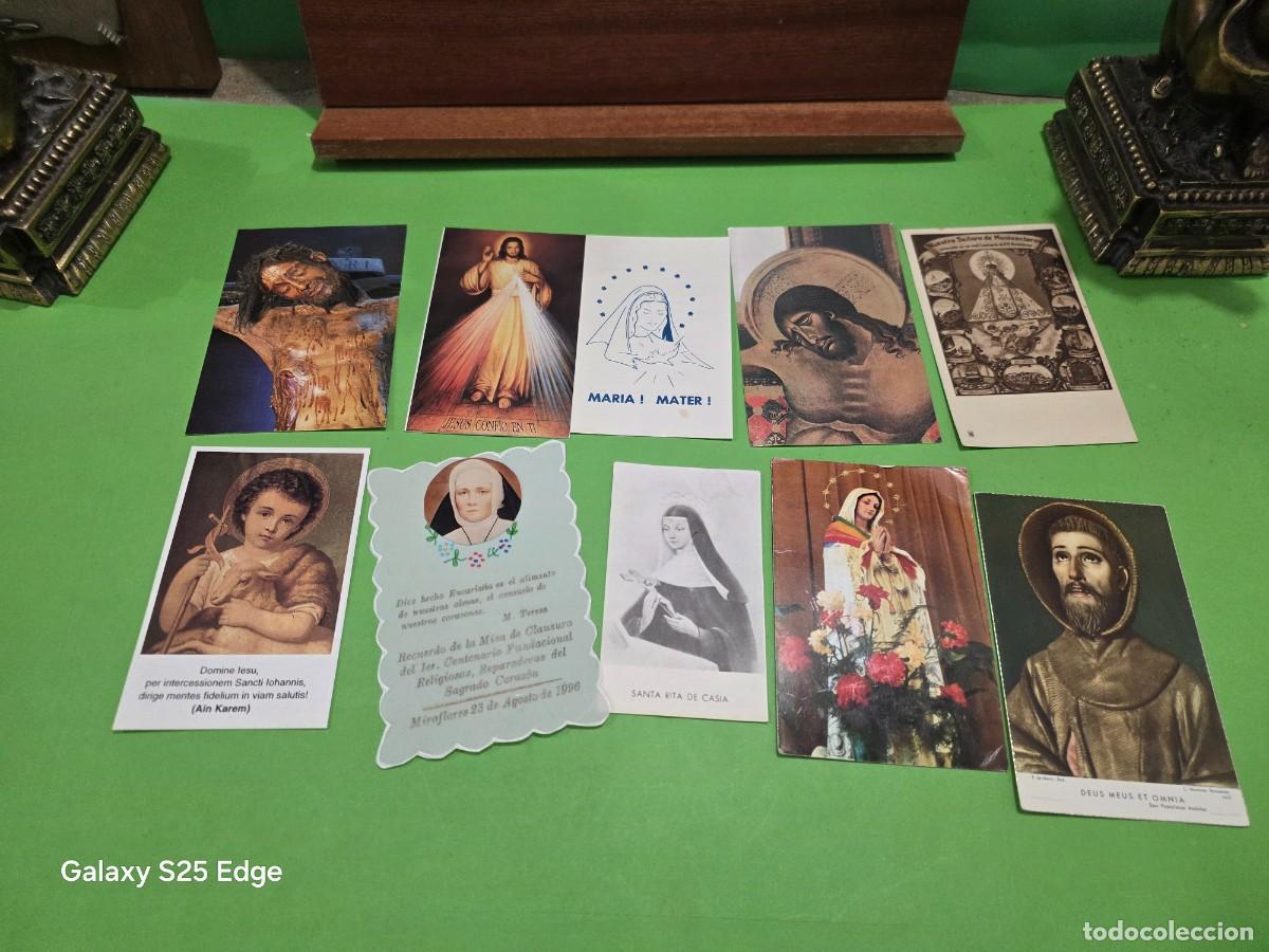 Postales: &rdquo;&rdquo;LOTE DE 50 ESTAMPAS RELIGIOSAS&rdquo;&rdquo;... - Foto 2