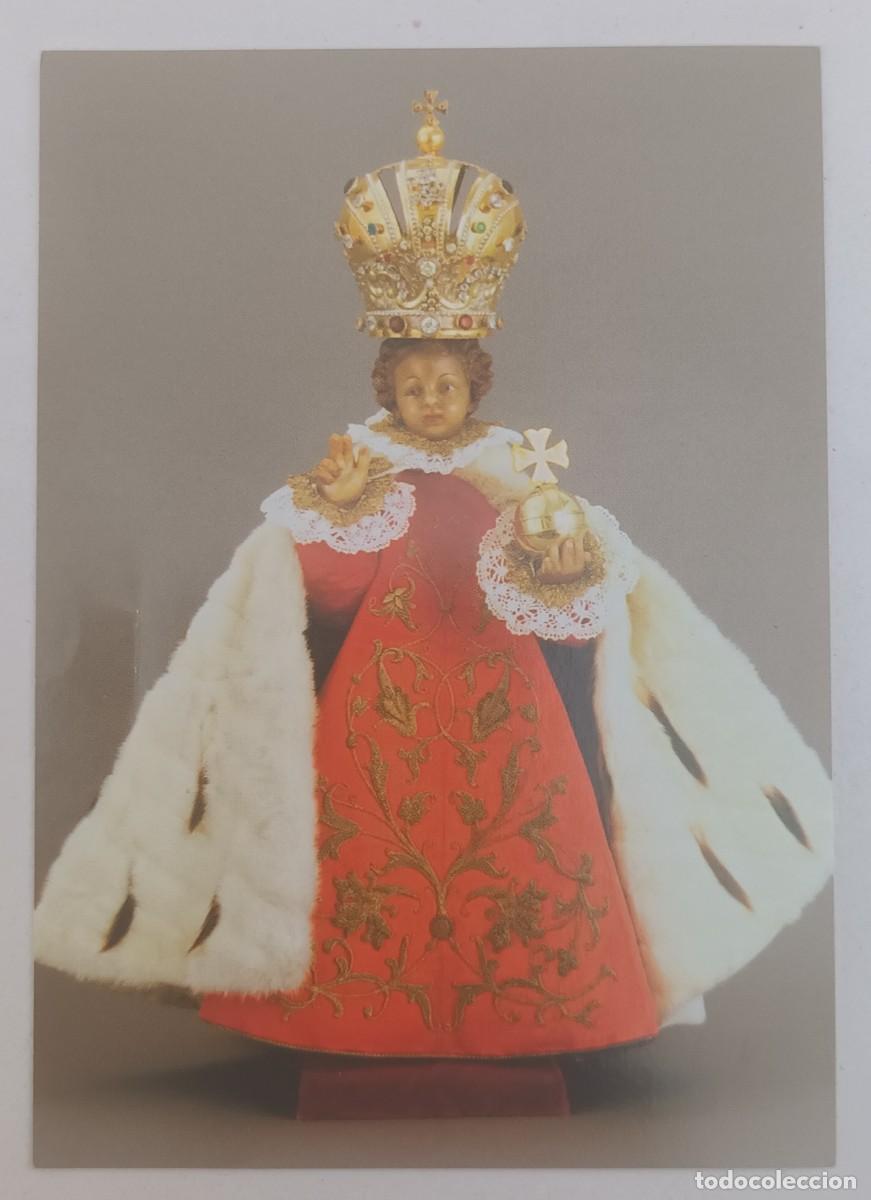 Postales: ESTAMPA NI&Ntilde;O JESUS DE PRAGA - ORACION DEL PADRE CIRILO (REVERSO)