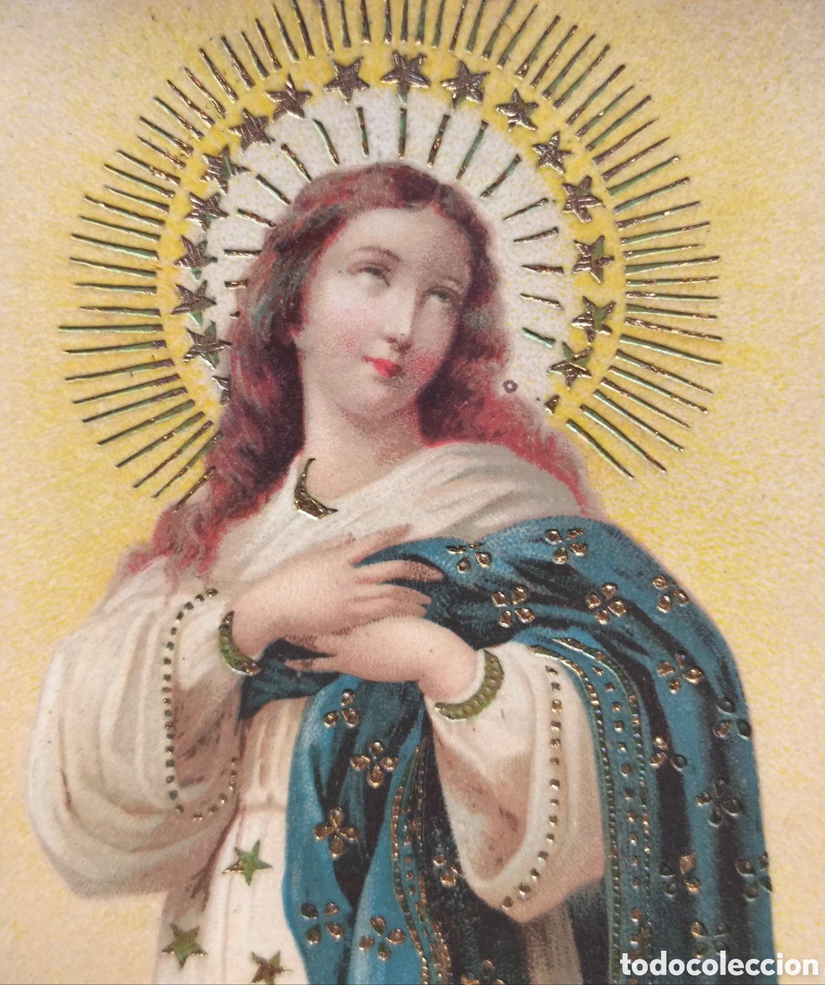Postales: INMACULADA CONCEPCI&Oacute;N POSTAL FOTOGR&Aacute;FICA ILUMINADA C&Aacute;DIZ 1915