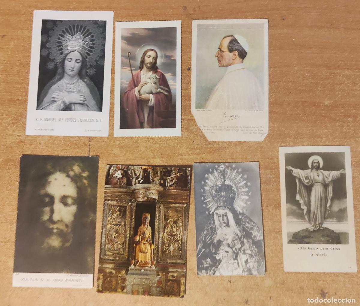 Postales: Lote de 7 estampas religiosas - Foto 1