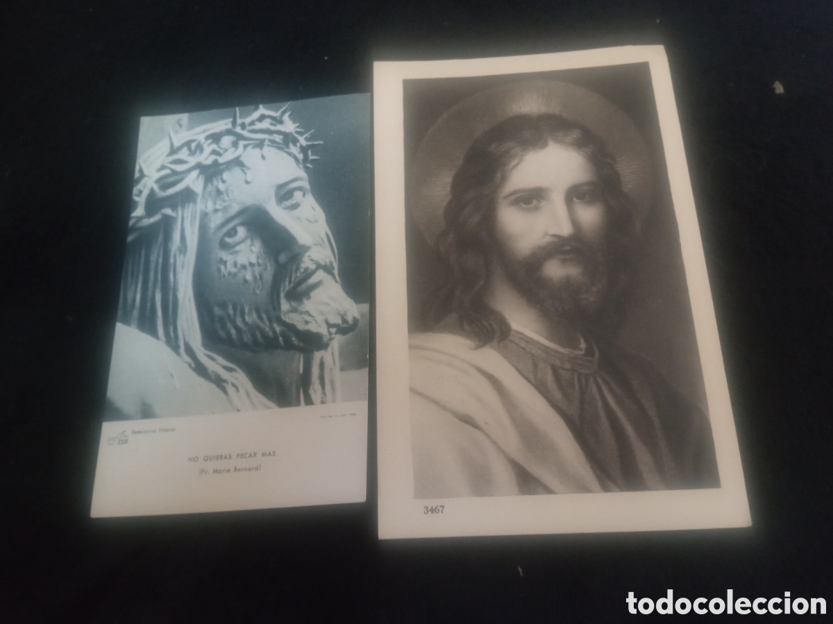 Postales: 2 antiguos recordatorios, Iglesia de Cristo Rey, Madrid
