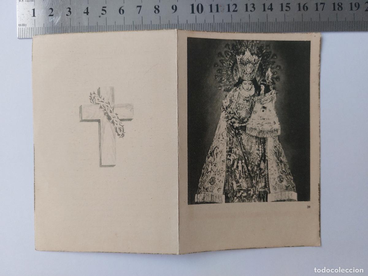 Postales: Estampa de recordatorio funeral de Adelina L&oacute;pez Rom&aacute;n