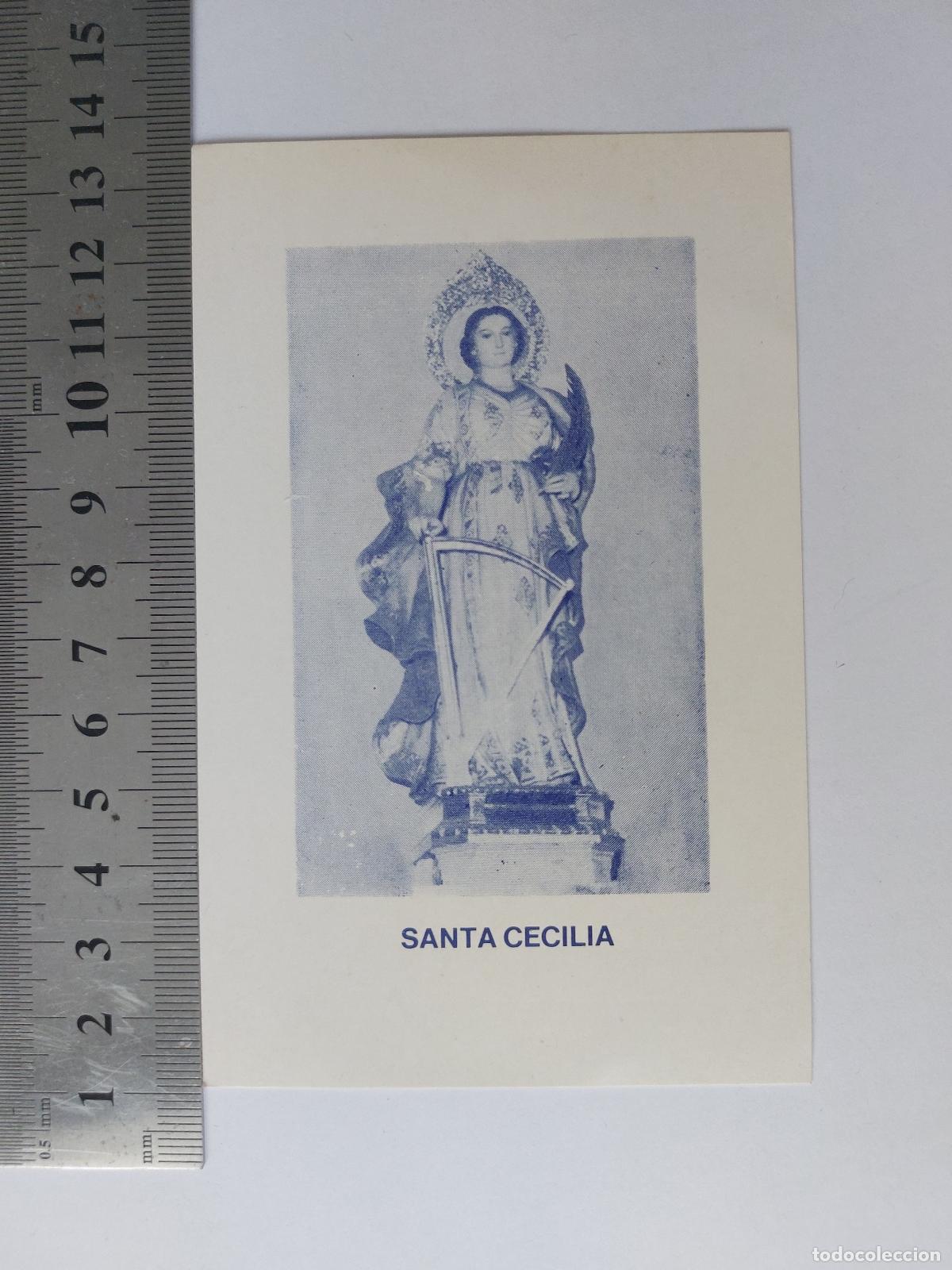 Postales: Estampa conmemorativa de la fiesta de Santa Cecilia en la Real Iglesia del Salvador