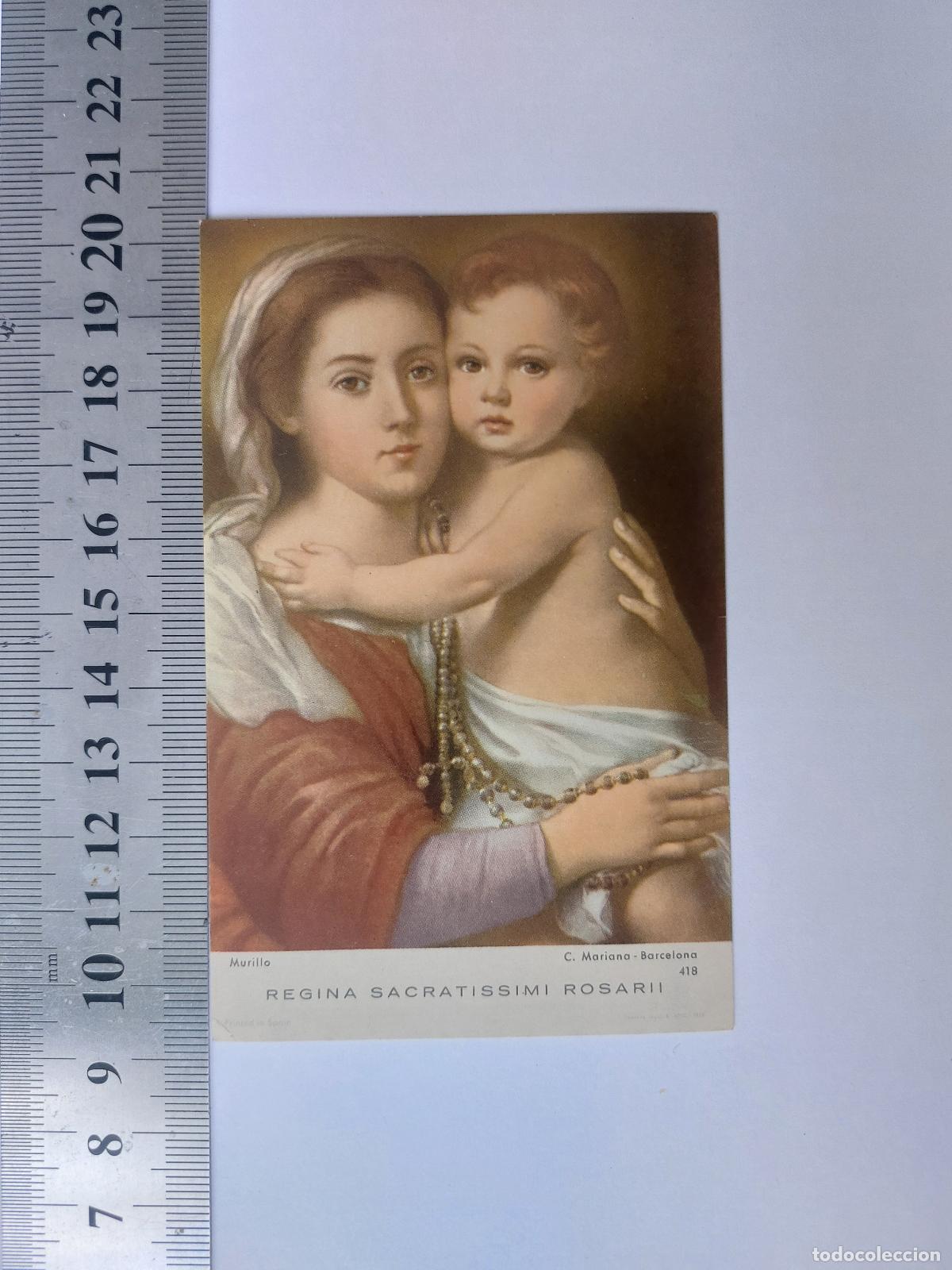 Postales: Estampa de la Virgen con el Ni&ntilde;o Jes&uacute;s, Bas&iacute;lica de los Desamparados