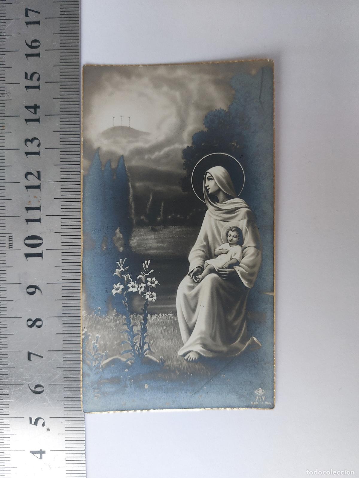 Postales: Estampa religiosa de recuerdo Hija de Mar&iacute;a de 1940 en Valencia