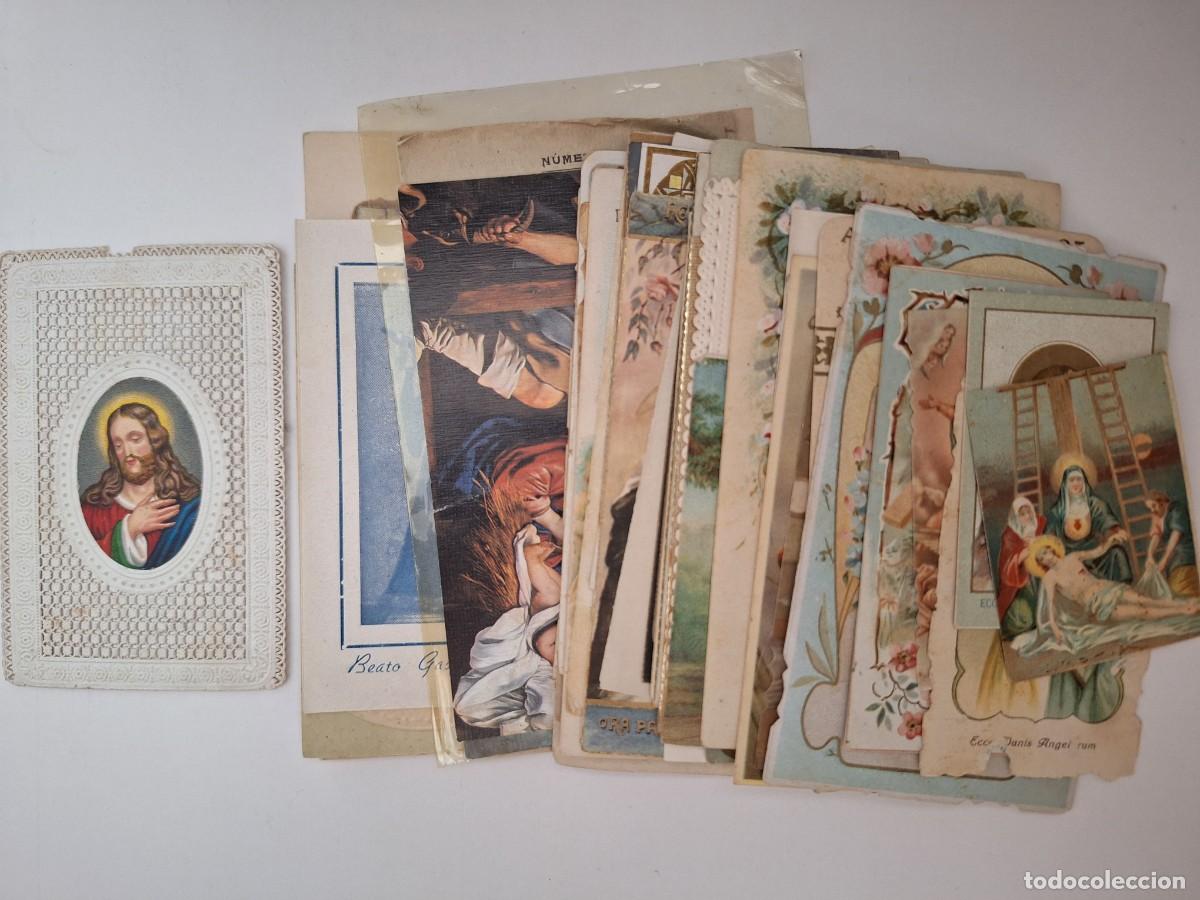 Postales: GRAN LOTE 70 ESTAMPAS RELIGIOSAS MUY ANTIGUAS LOTE RV 1