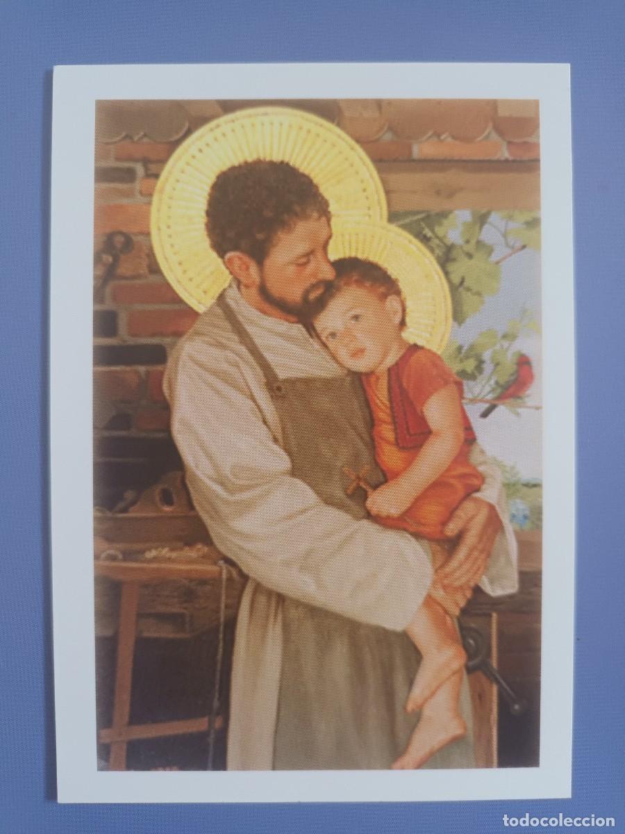 Postales: ESTAMPA SAN JOSE - ORACION AL SANTO (REVERSO)