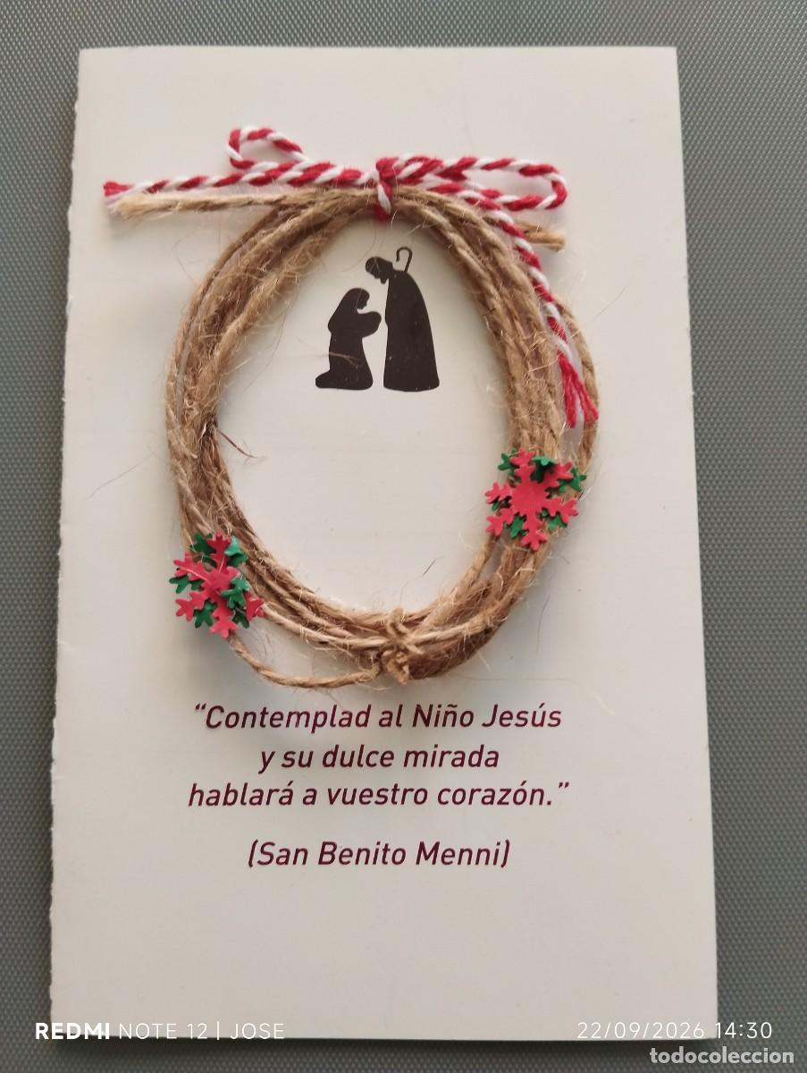 Postales: Pulsera religiosa-San Benito Menni (654)