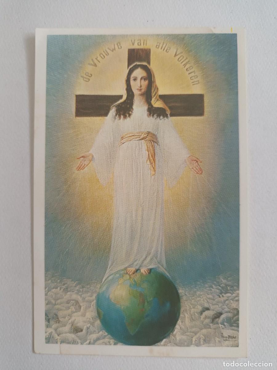 Postales: ESTAMPA SE&Ntilde;ORA DE TODOS LOS PUEBLOS - ORACION EN CHECO (REVERSO) -