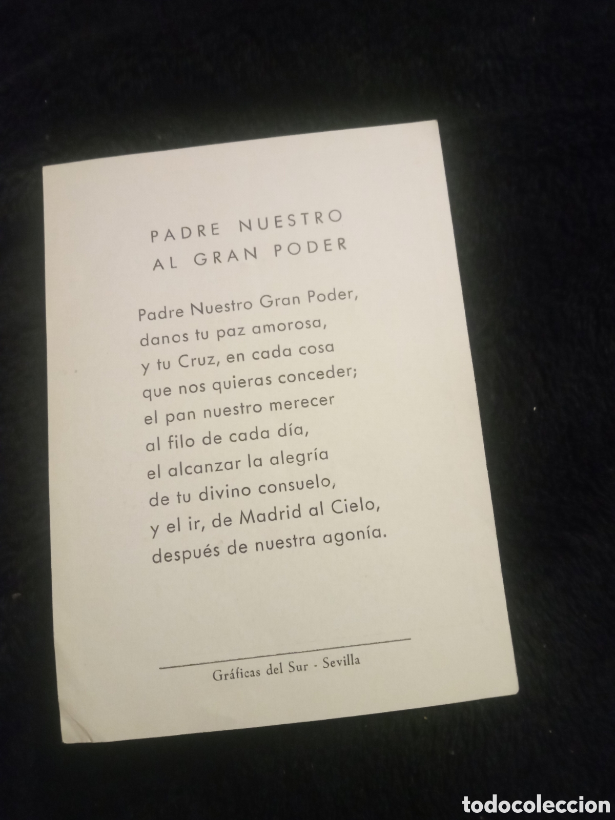 Postales: Antiguo recordatorio, Nuestro Padre Jes&uacute;s del Gran Poder, de Madrid - Foto 2