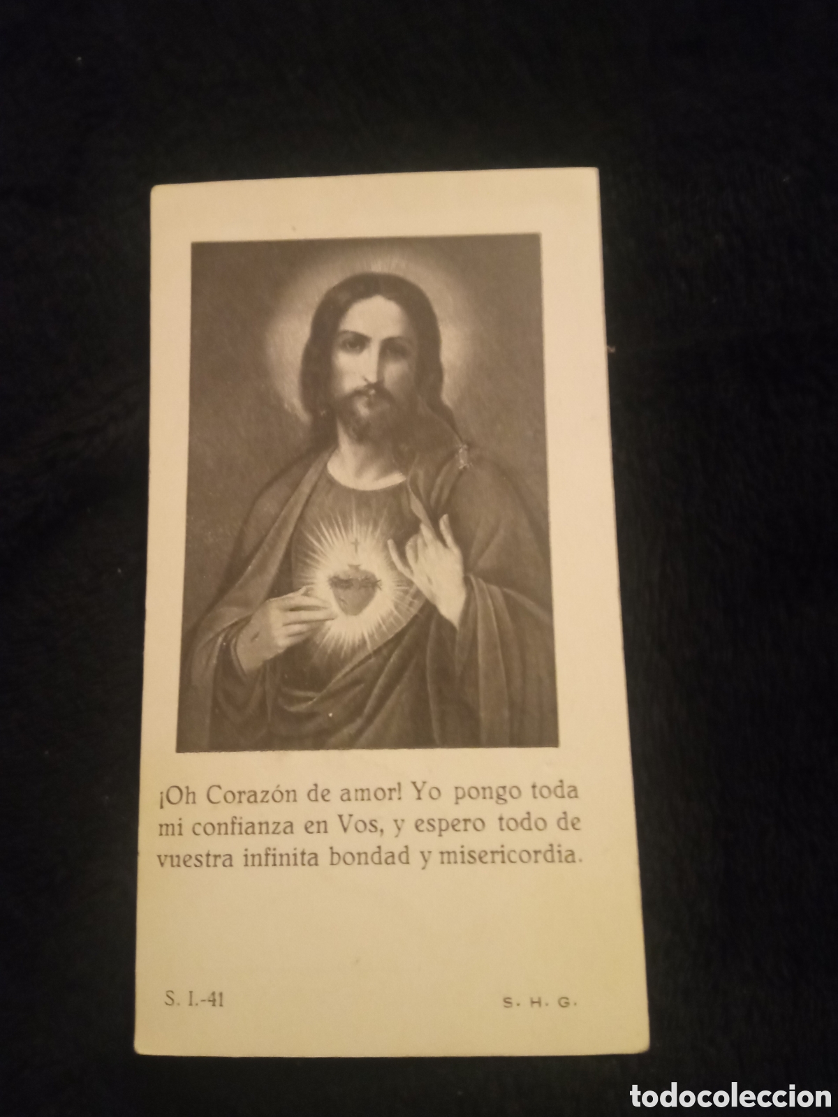 Postales: Antiguo recordatorio, Parroquia de San Marcos, Madrid