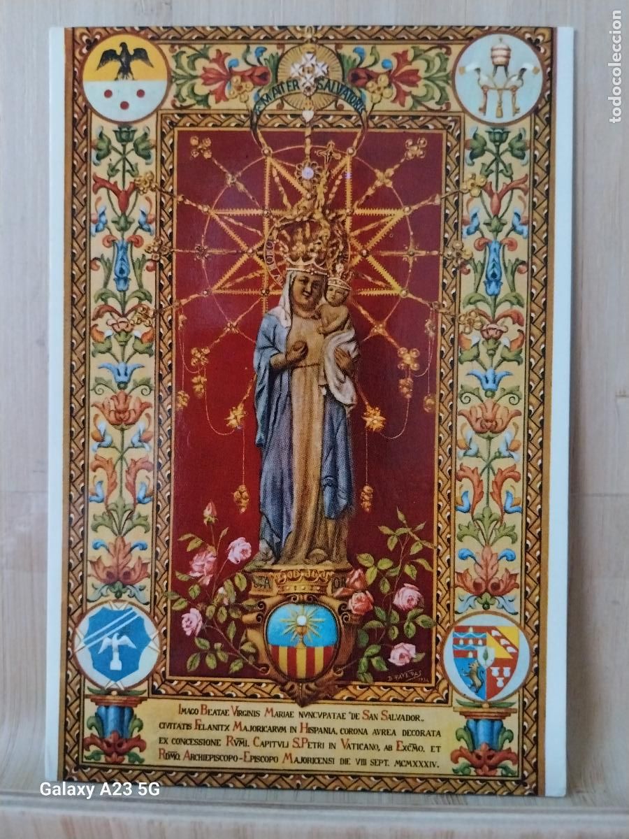 Postales: FELANTIX VIRGEN SANTUARIO SAN SALVADOR ED CASA PLANAS 13 SC ORIGINAL