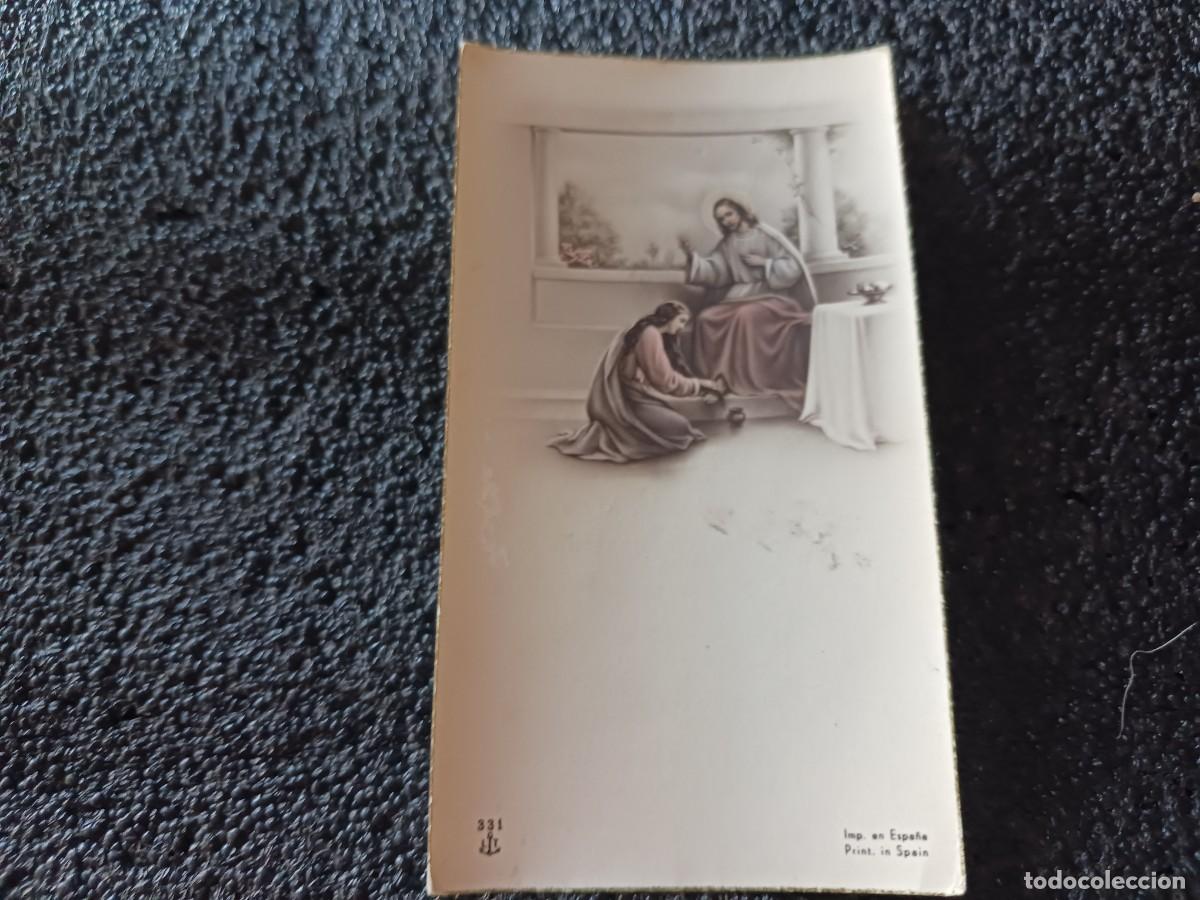Postales: estampa, comunion en el monasterio de montserrat 1946, ancla 331