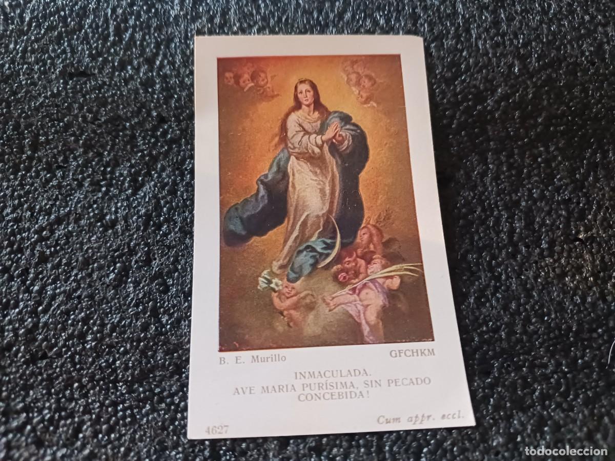 Postales: estampa, 4627, inmaculada concepcion de murillo, ed. GFCHKM
