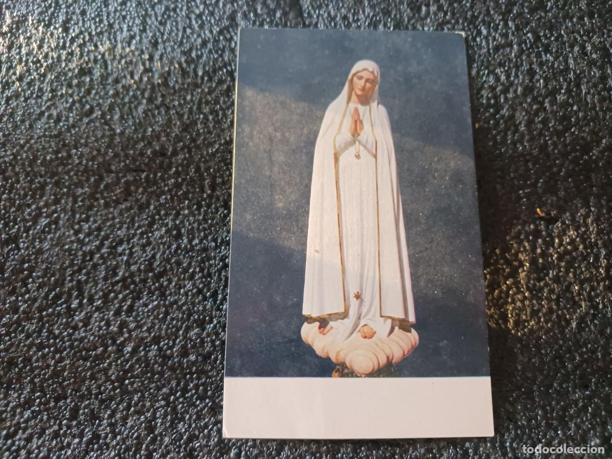 Postales: estampa, nuestra se&ntilde;ora de fatima, en frances, 1960
