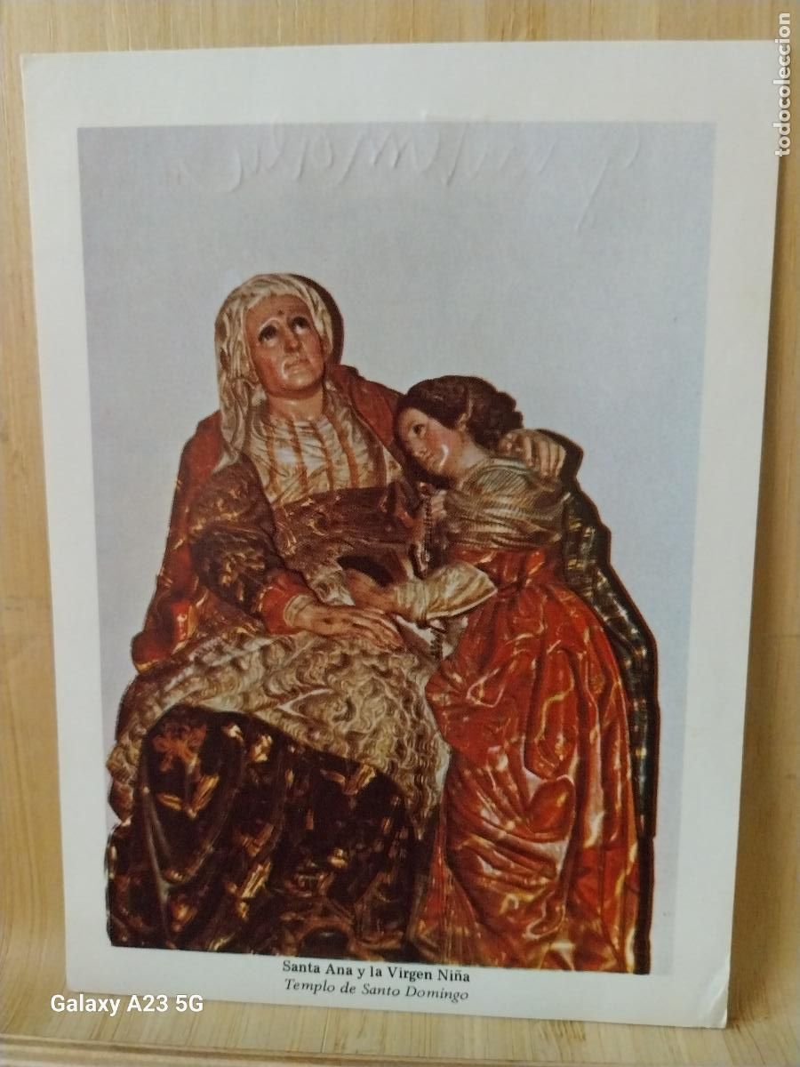 Postales: SANTA ANA VIRGEN NI&Ntilde;A SANTO DOMINGO GUATEMALA DORSO BLANCO ESTAMPA DORSO BLANCO TAMA&Ntilde;O POSTAL