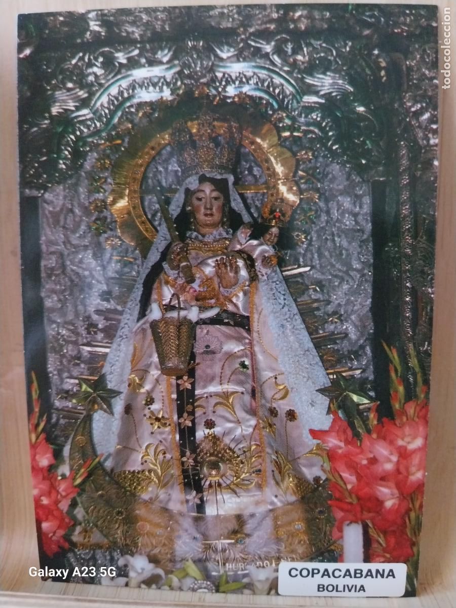 Postales: VIRGEN COPACABANA LA PAZ BOLIVIA ED JIMENEZ MONTERO ** 1250 SC ORIGINAL