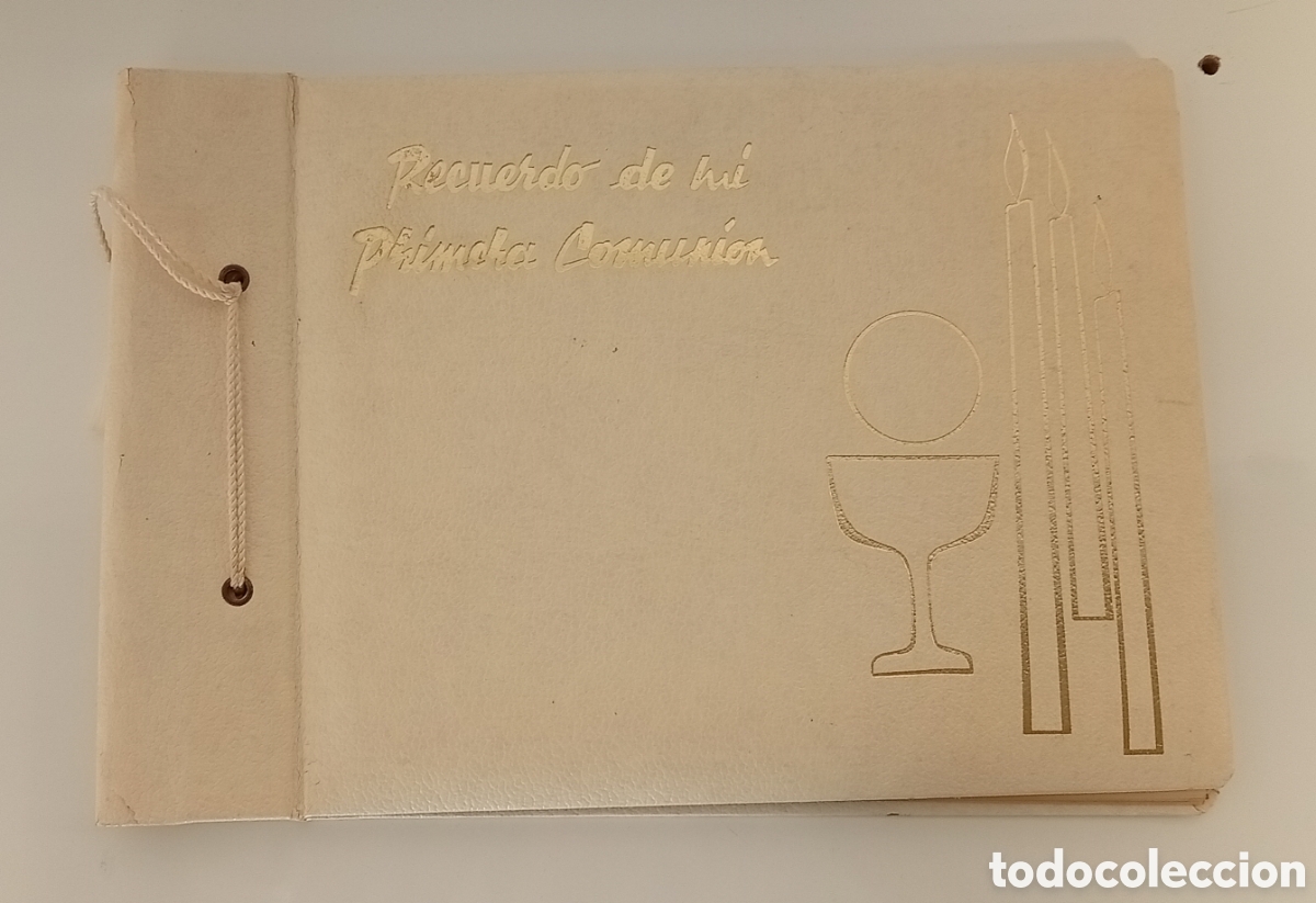 Postales: .SET DE 3 LIBRETAS DE PRIMERA COMUNION RECUERDOS - Foto 6