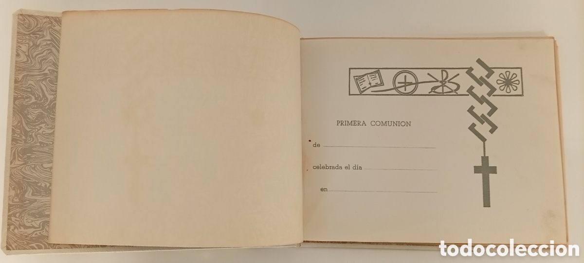 Postales: .SET DE 3 LIBRETAS DE PRIMERA COMUNION RECUERDOS - Foto 7