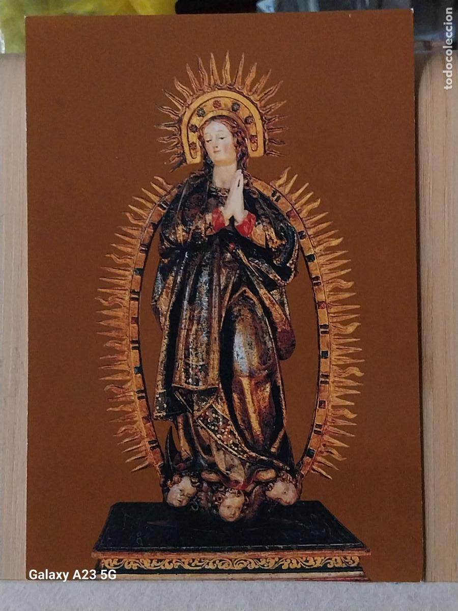 Postales: VIRGEN INMACULADA PALENCIA MONASTERIO SANTA CLARA CLARISAS ED FISA TARJETA