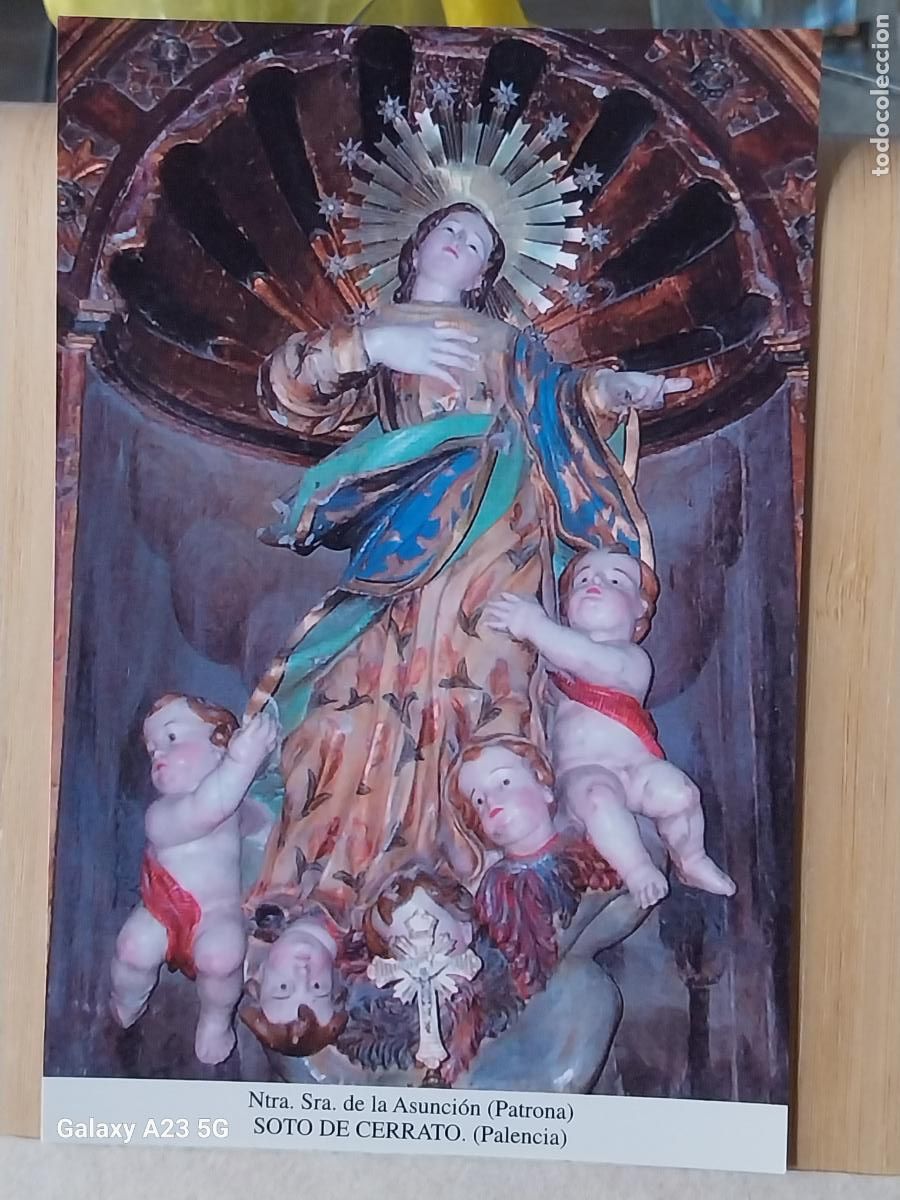 Postales: SOTO DE CERRATO VIRGEN DE LA ASUNCION NTRA SRA PALENCIA TARJETA DORSO BLANCO TAMA&Ntilde;O POSTAL
