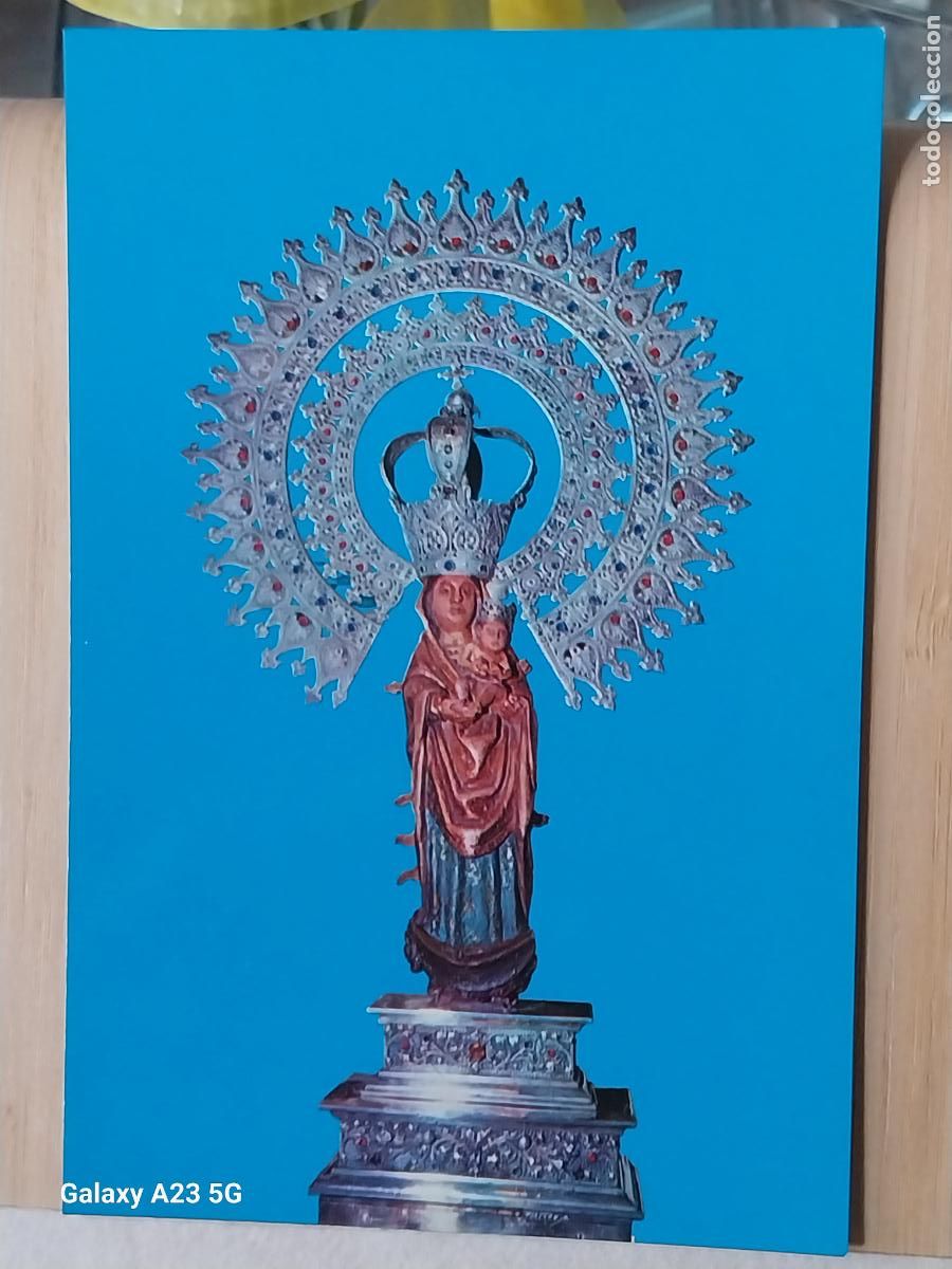 Postales: VIRGEN NTRA SRA DE LA CALLE PALENCIA ED AZUL SC ORIGINAL A&Ntilde;O 1981