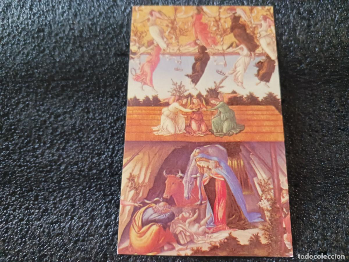 Postales: bon nadal, parroquias de vilafranca, naivita de sandro botticelli