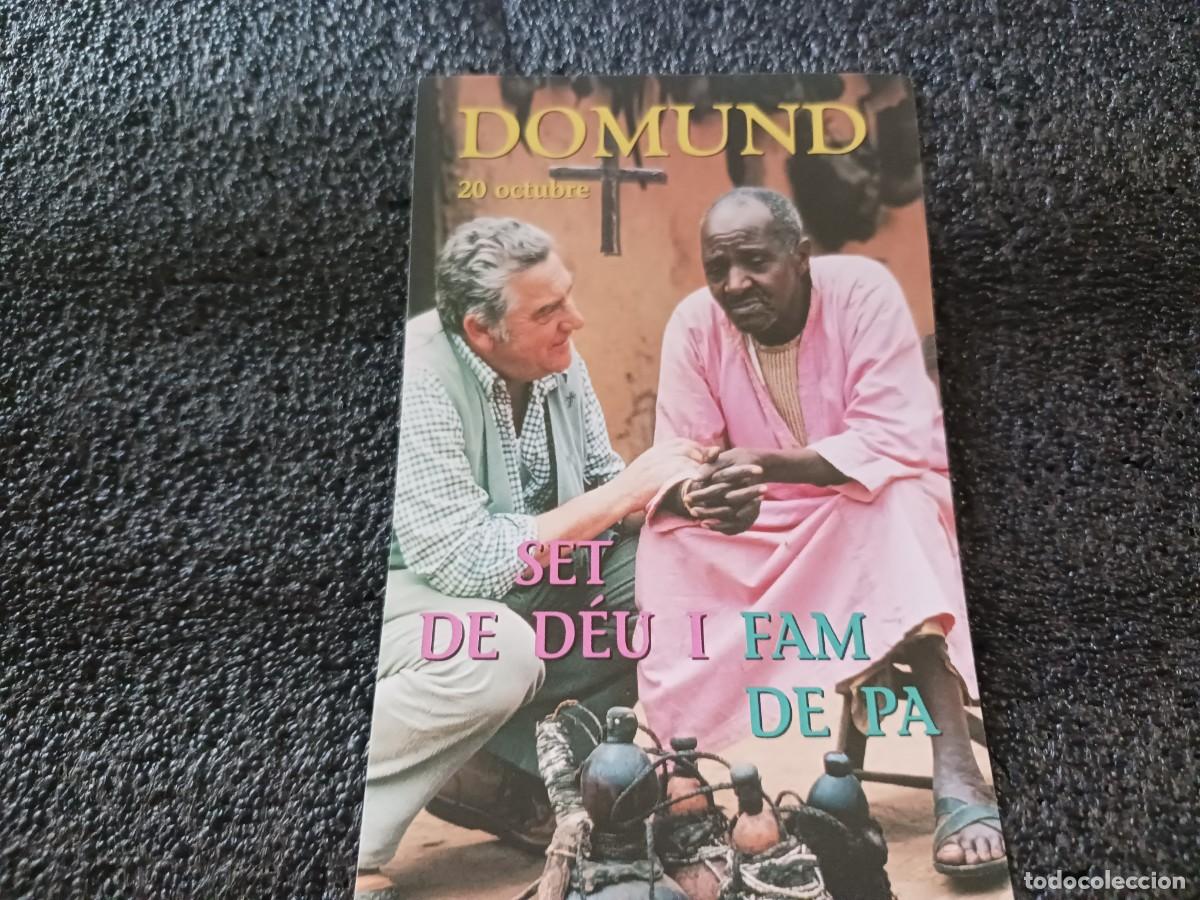 Postales: estampa, domund, set de deu i fam de pa