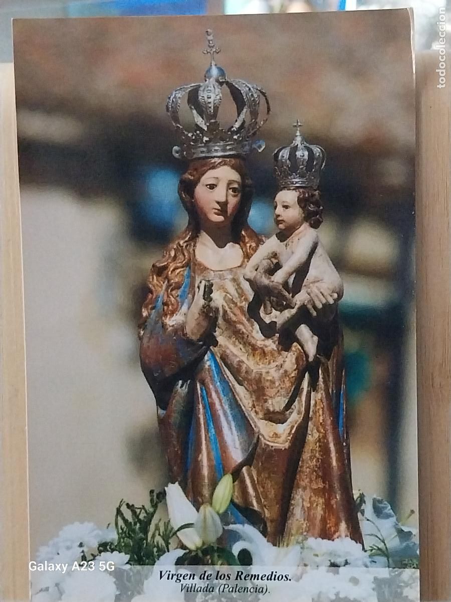 Postales: VILLADA VIRGEN NTRA SRA DE LOS ANGELES PALENCIA TARJETA DORSO BLANCO TAMA&Ntilde;O POSTAL