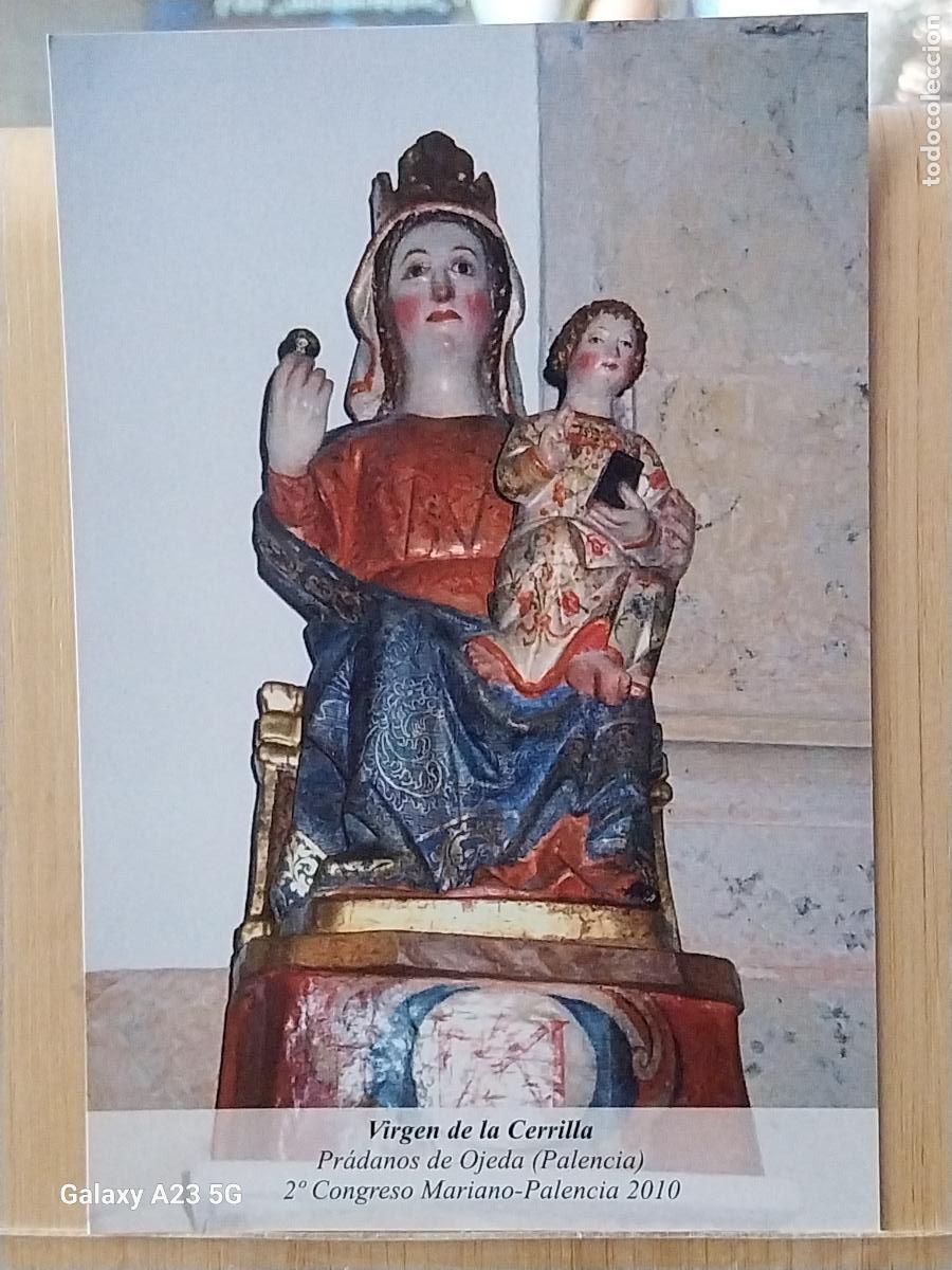 Postales: PR&Aacute;DANOS DE OJEDA VIRGEN NTRA SRA DE LA CERILLA PALENCIA TARJETA DORSO BLANCO TAMA&Ntilde;O POSTAL