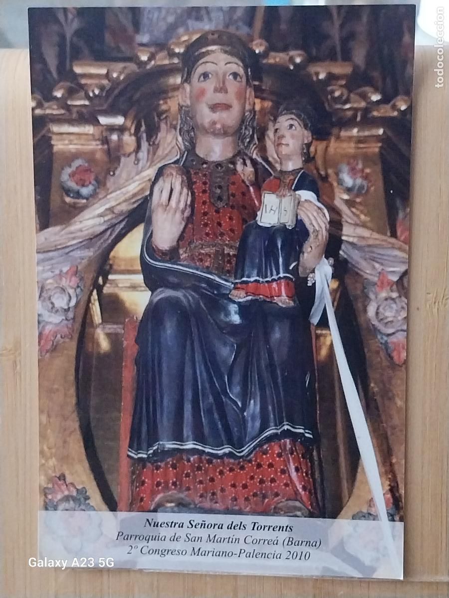 Postales: SAN MARTIN DE CORRE&Aacute; VIRGEN NTRA SRA DELS TORRENTS BARCELONA TARJETA DORSO BLANCO TAMA&Ntilde;O POSTAL